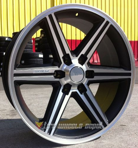 [FX51MB2429+12-2] FLEXX-51 (IROC) 24X9.0 5X115+12 MATTE BLACK MACHINE FACE