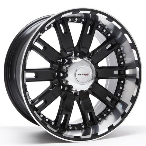 [FX79BM2052-25] FLEXX-79 BLACK/MACHINE LIP 20X10 6X5.5 -25
