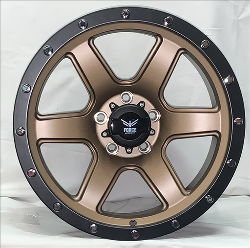 [FORCEF18BR18951-12] FORCE F18 18X9 6X139.7 -12 CB-106.1 ***BRONZE***