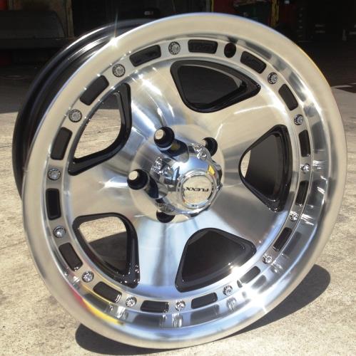 [FX701536+0] FX-70 BLACK/MACHINE FACE 15X8.0 5X127 +0