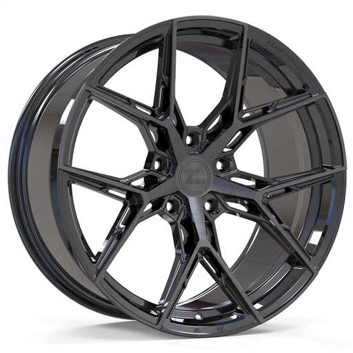 [HYPERION20105112BT] TISLI HYPERION 20X10 5X112 +42MM 66.56 GLOSS BLACK BRUSH TINT