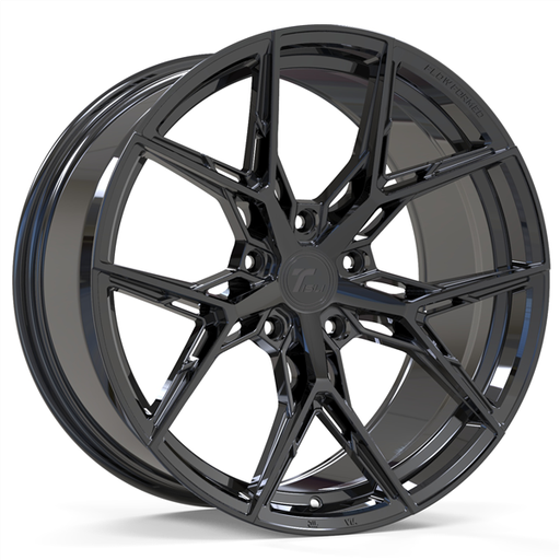 [HYPERION20855112] TISLI HYPERION 20X8.5 5X112 +40MM 66.56 GLOSS BLACK