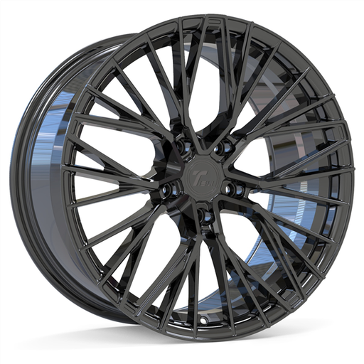 [NIGHTHAWK195112] TISLI NIGHTHAWK 19X8.5 5X112 +40MM 66.56 GLOSS BLACK