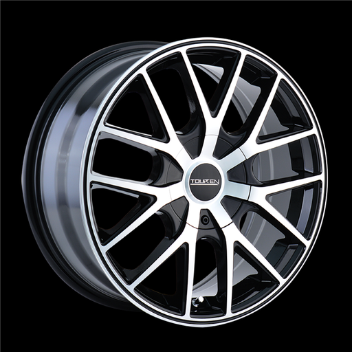 [3260-7714B] TOUREN TR60 3260 17X7.5 10X108/114.3 +42 CB72.62MM GLOSS BLACK MACHINED FACE BLACK RING