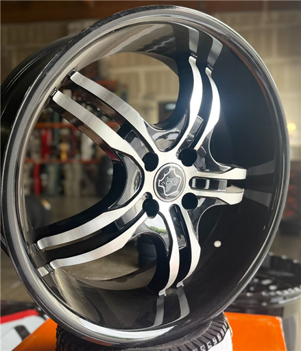 [K1391801+35] K9-K139 BLACK/MACHINE TIP 18X7.50 4X100 +35