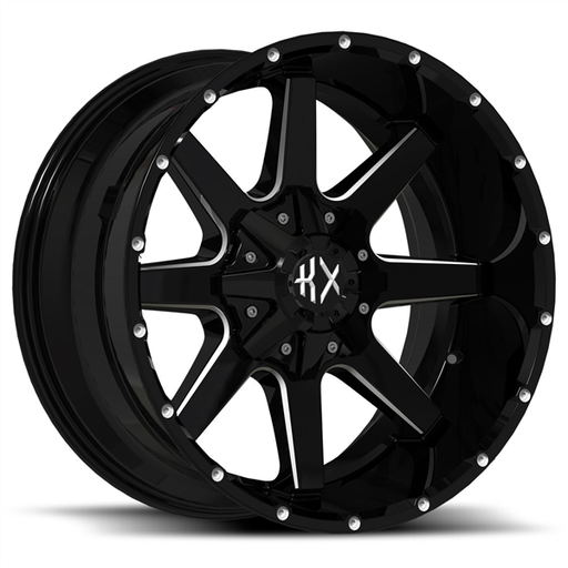[KX01-189021GBM] KX OFFROAD-KX01 GLOSS BLACK/MILLED 18X9.0 5X127/5X139.7 -12 +87.1