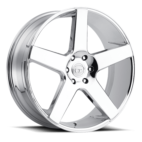 [V83-22515+15C] V83 22X9 5X115 +15 CB73.10 CHROME