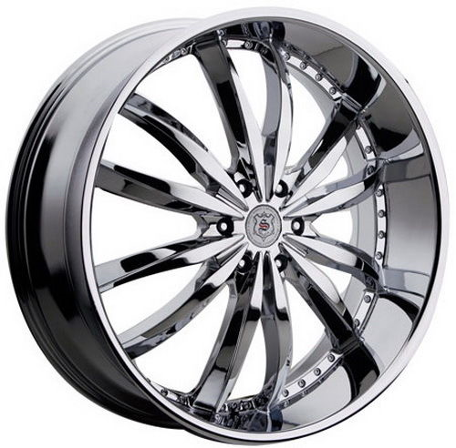 [427095655+25C] VERSANTI 427 22X9.5 6X139.7 +25 CHROME