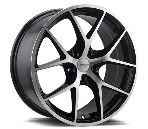 [VS26318855114+40BMF] VERSUS VS263 18X8.5 5X114.3 OFFSET+40MM 73.1 BLACK MACHINED FACE