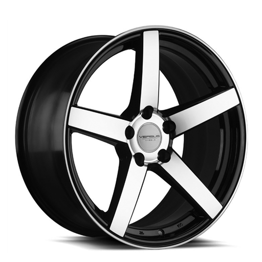 [166188525M] VERSUS VS541 18X8.5 5X108 +40 CB73.1 BMF(Black, Machined Face)