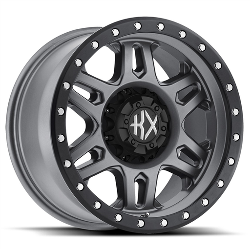 [KX04-7969MGB-2] KX-04 MATTE GREY/SATIN BLACK RING 17X9.0 5X139.7 -12 +106.2