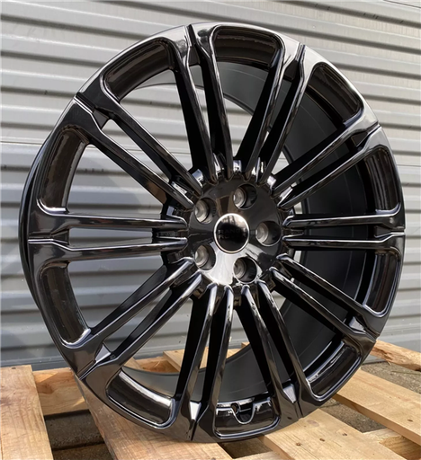 [LR4GB2232+45] LR-4 GLOSS BLACK 22X9.5 5X120/5X4.75 +45 +72.6 *AW*
