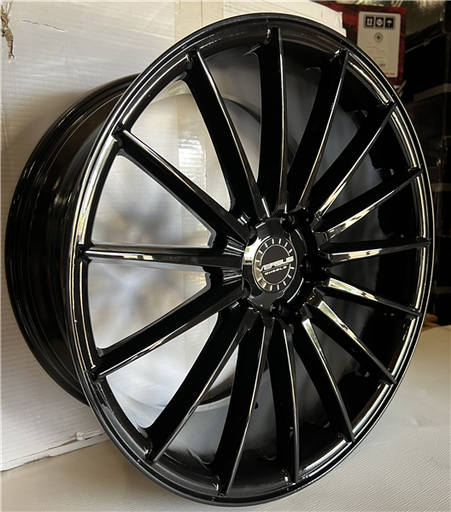 [LG061885112+35GB] VS06 18X8 5X112 +35 CB73.1 GLOSS BLACK