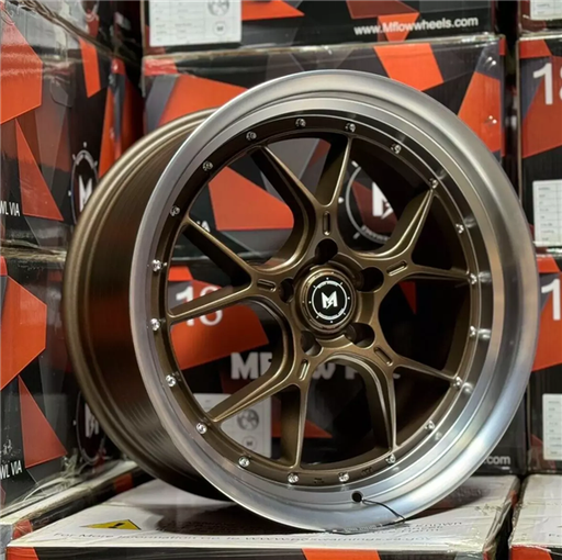 [MFL11885510035BZML] MFLOW MFL1 MATTE BRONZE MACHINED LIP 18X8.5 5X100 +35 +73.1