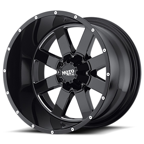 [MOTOMETAL9622052+0] MOTO METAL 962 G-BLK/MILL 20X9.0 6X5.5+0
