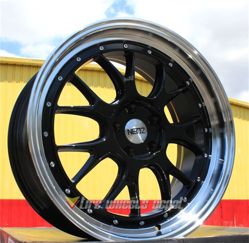 [NZ5002BML2029+45] NEOZ-NZ5002 BLACK/MACHINE LIP 20X9.0 5X4.5 +45