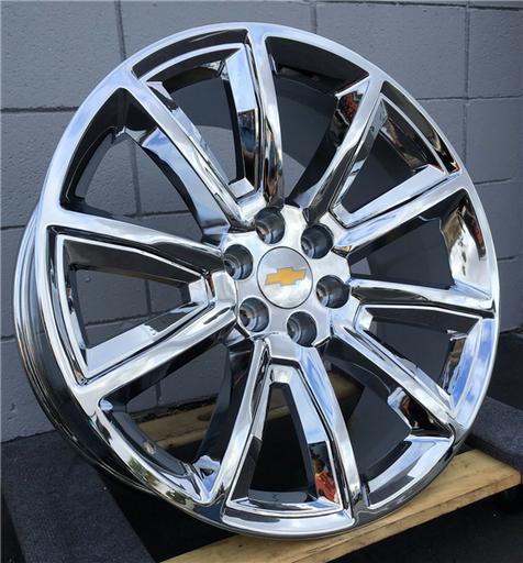 [C08-22961397+31C] O.E. REVOLUTION C-08 CHROME W/CHROME INSERTS 22X9.0 6X5.5 +31 +78.1