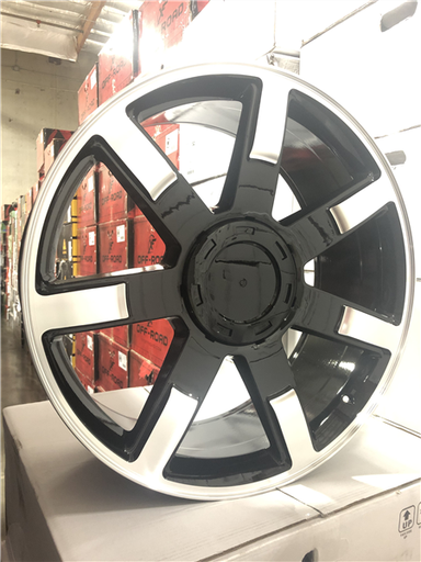 [OE122BM2252+31] O.E. REVOLUTION-122 GLOSS BLACK/MACHINE 22X9.0 6X5.5 +31 +78.1