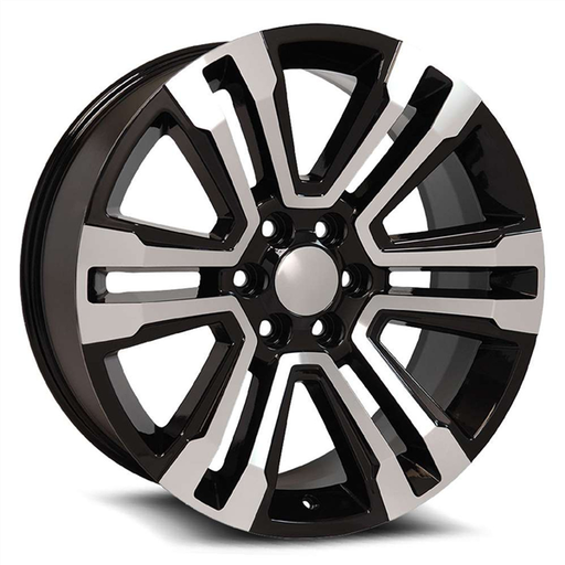 [G10-2610655+24GBM] O.E. REVOLUTION-G10 GLOSS BLACK/MACHINE 26X10 6X5.5 +24 +78.1 *NC*