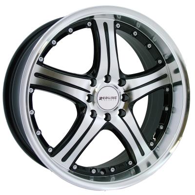 [REDLINE1101804+38] REDLINE-110 BLACK/MACHINE 18X8.0 4X100/4X4.5