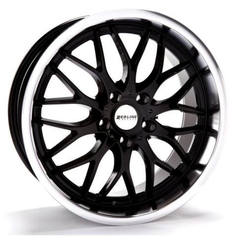 [REDLINE1211800+40] REDLINE-121 BLACK/MACHINE 18X8.0 BLANK +40