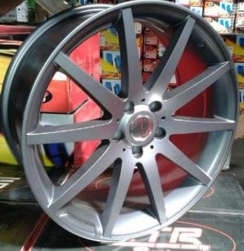 [REDLINE153GM1925+45] REDLINE-153 MATTE GUN METAL 19X9.5 5X112+45 66.67 **STAGGERED ONLY**