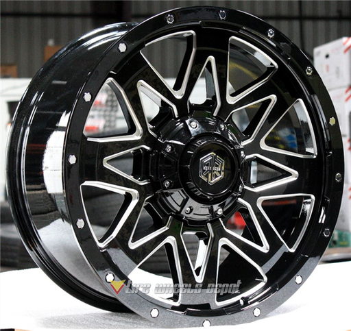 [R120950551] ROAD RAGE P-20950551 20X9.0 5X127/5X139.7+10+87 MILLED/BLACK