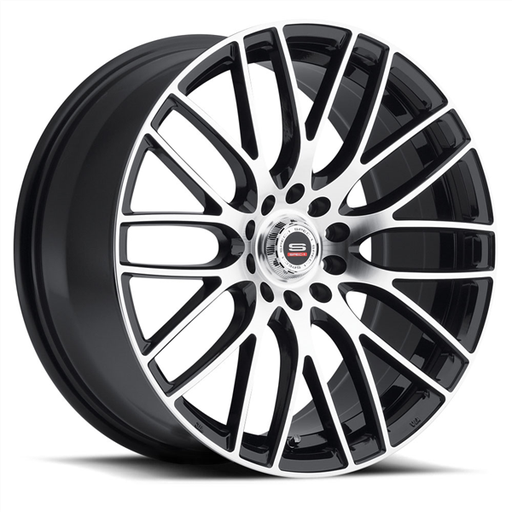 [SP20Y18803838GBM] SPEC-1 RACING SP-20 GLOSS BLACK/MACHINE 18X8.0 5X4.5/5X4.75 +38 +73.1