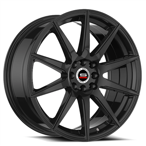 [SP-5118803638GB] SPEC-1 RACING SP-51 GLOSS BLACK 18X8.0 5X112/5X4.5 +38 +73.1