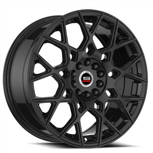 [SP-5218803838GB] SPEC-1 RACING SP-52 GLOSS BLACK 18X8.0 5X4.5/5X4.75 +38 +73.1