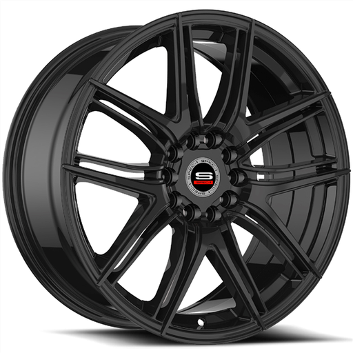 [SP-5620853638GB] SPEC-1 RACING SP-56 GLOSS BLACK 20X8.5 5X112/5X4.5 +38 +73.1 *RT*