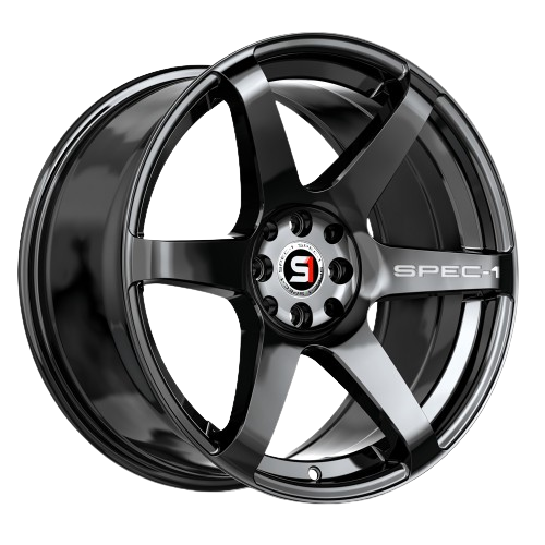 [SPT-321782342GB] SPEC-1 RACING SPT-32 GLOSS BLACK 17X8.0 5X100/5X114.3 +42 +73.1 *NC*