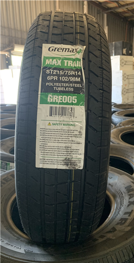 [GRE005] ST215/75R14 GREMAX MAX TRAIL 102/98M 6PLY