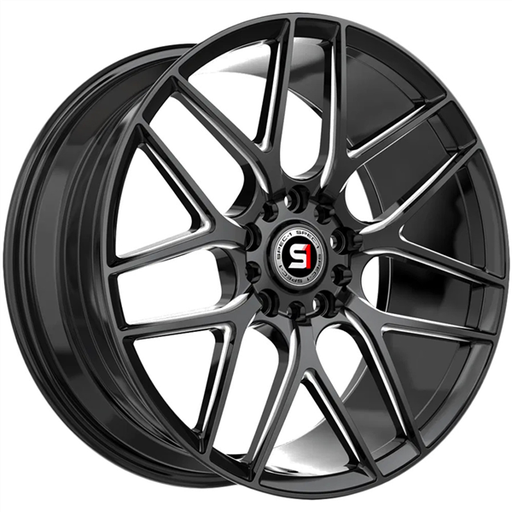 [SP-781775935GBM] SPEC-1 SP-78 GLOSS BLACK & MILLED 17X7.5 4X100/4X4.5 +35 +73.1 *NC*
