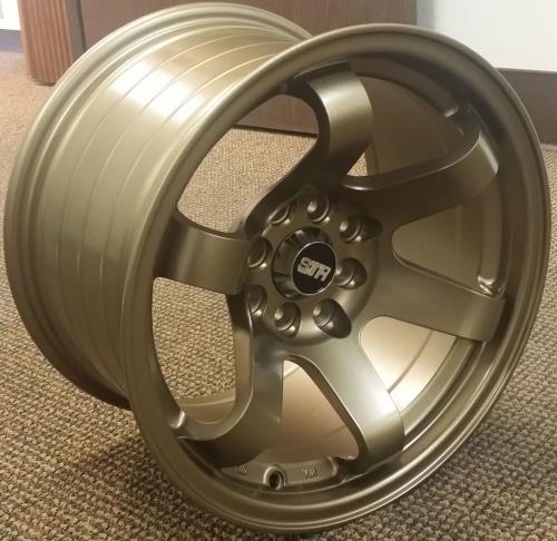 [STR526MBZ1704+17] STR RACING-526 MATTE BRONZE 17X9.0 4X100/4X4.5+17 **STAGGERED ONLY**