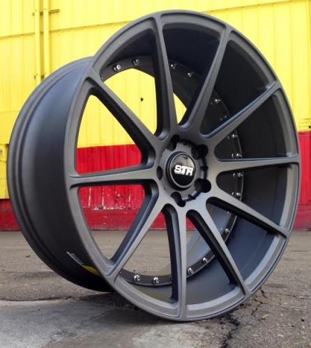 [STR803MA2029+40] STR RACING-803 MATTE ALUMINUM 20X8.5 5X4.5+40 +73.1 **STAGGERED ONLY**