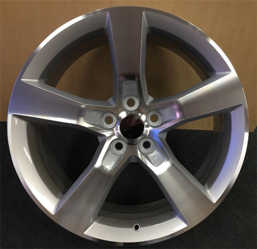 [STW268S2232+40] STW-268 SILVER/MACHINE 22X9.0 5X4.75+40 **CAMARO REPLICA**