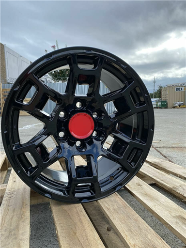 [TR5GB1752+5] TR-5 GLOSS BLACK 17X8.0 6X5.5 +5 +106.1