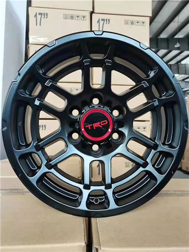 [TR6MB1752-12] TR-6 MATTE BLACK 17X9.0 6X5.5 -12 +106.1 *AW*