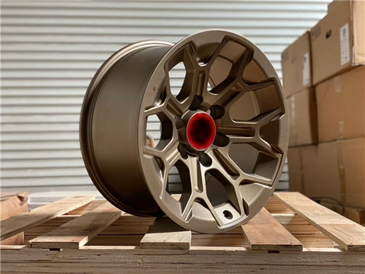 [TR8BR1752+5] TR-8 MATTE BRONZE 17X8.0 6X5.5 +5 +106.1 *AW*