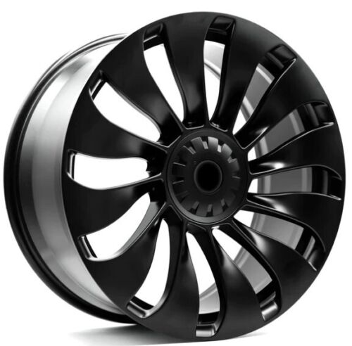 [TS4MB2029+34] TS-4 20X9.0+34 5X114.3 C.B 64.1 (ZT2007) MATTE BLACK**TESLA REPLICA***