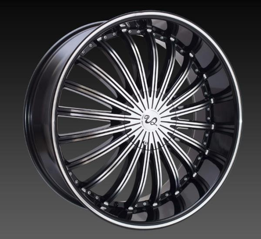 [U229B2437] U2 29 BLACK 24X9.5 5X127/5X135