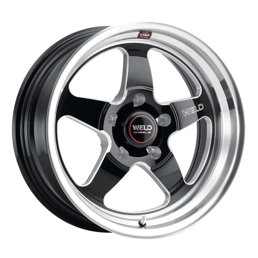 [S10478021P38] WELD VENTURA 17X8 5X120 +38 BS6.0 CB-72.56 GLOSS BLACK MILED