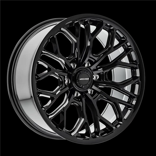[W949290655+15GB] WICKED-OFFROAD W949 GLOSS BLACK 20X9.0 6X139.7 +15 +106.1