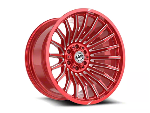 [XF-231201251271397-44ARM] XF OFF-ROAD XF-231 ANODIZED RED & MILLED 20X12 5X127/5X139.7 -44 +78.1 *NC*