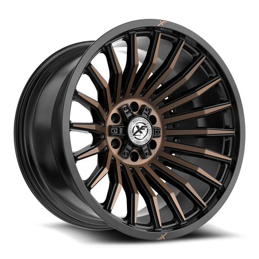 [XF-231241261351397-44SBMZDT] XF OFF-ROAD XF-231 SATIN BLACK & BRONZE MACHINED DDT 24X12 6X135/6X139.7 -44 +106.4 *NC*