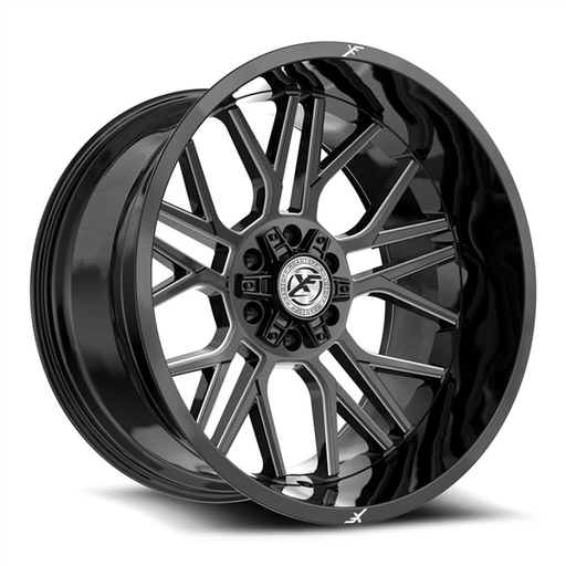 [XF-235209061351397+0GBM] XF OFF-ROAD XF-235 GLOSS BLACK MILLED 20X9.0 6X135/6X139.7 +0 +106.40 *NC*