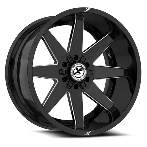 [XF-236209051271397+0GBM] XF OFF-ROAD XF-236 GLOSS BLACK & MILLED 20X9.0 5X127/5X5.5 +0 +78.1 *NC*