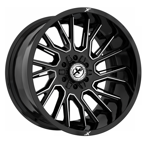 [XF-23020951271397+0GBML] XF OFFROAD-XF230 GLOSS BLACK/MILLED 20X9 5X127/5X5.5 +0 +78.1