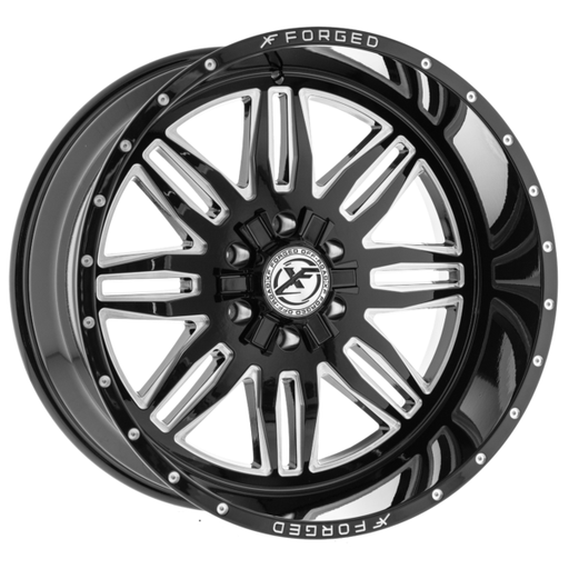 [XFX-N-30326128170180-44BMW] XFX FORGED XFX-303 BLACK/MILLED 26X12 8X6.5/8X170 -44 +125.2 **FORGED** *FLOATING CAPS*